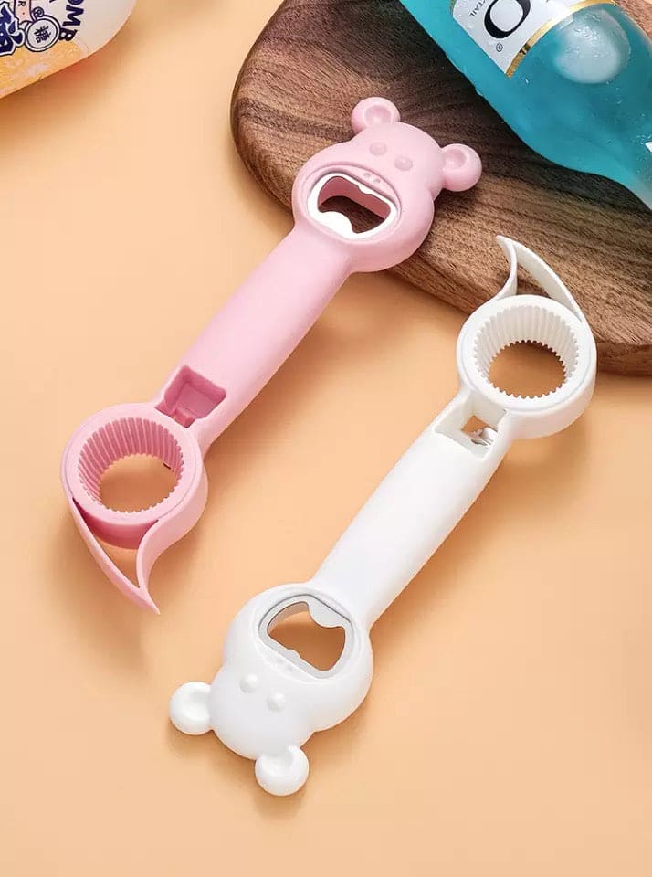 Cute 4 in 1 Multifunction Lid Remover, Stainless Steel Bottle Opener, Baer Unscrew Can opener, Jars Opener, Fridge Manual Lid Remover, Multifunctional Bottle Opener, 4 in 1 Lid Seal Remover, Water Bottle Opener for Women Cute 4 in 1 Multifunction Lid Remover, Stainless Steel Bottle Opener, Baer Unscrew Can opener, Jars Opener, Fridge Manual Lid Remover, Multifunctional Bottle Opener, 4 in 1 Lid Seal Remover, Water Bottle Opener for Women